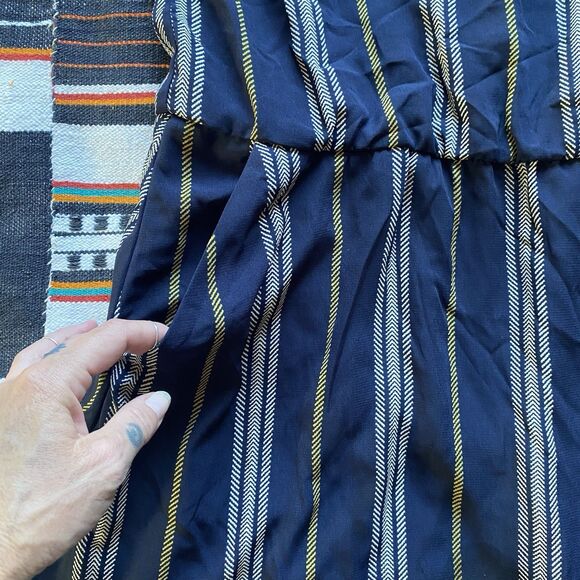 NWT Sandy & Sid Mini Dress. Pockets! Size Large. Boho. Keyhole In Back. - Picture 6 of 12